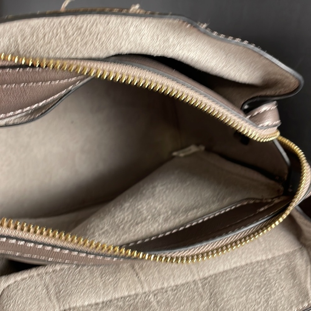 Andrew Marc New York shimmer gold mini backpack - Picture 6 of 7